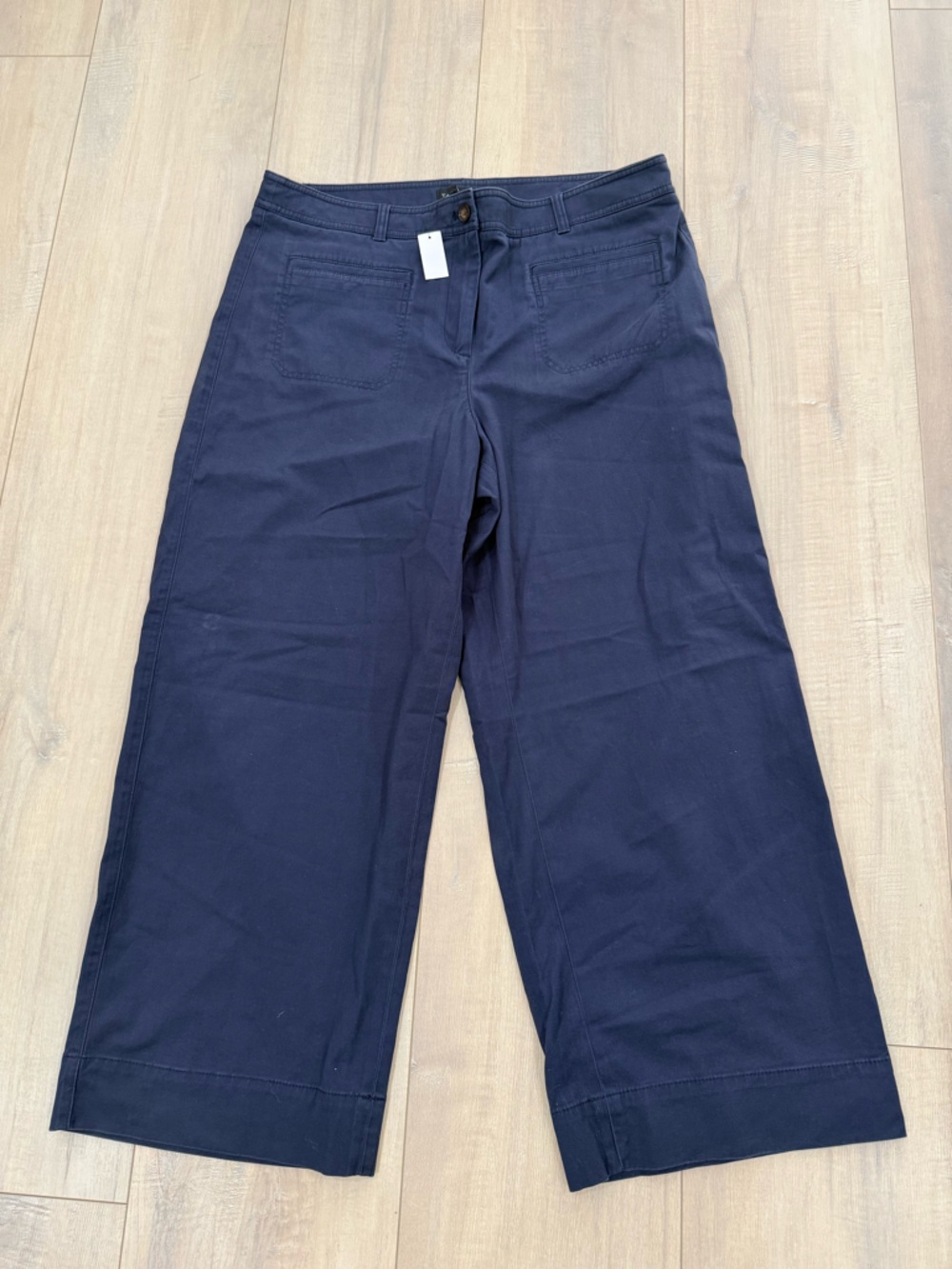 Talbots Navy Wide-Leg Pants